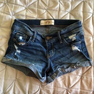 Hollister low-rise denim shorts